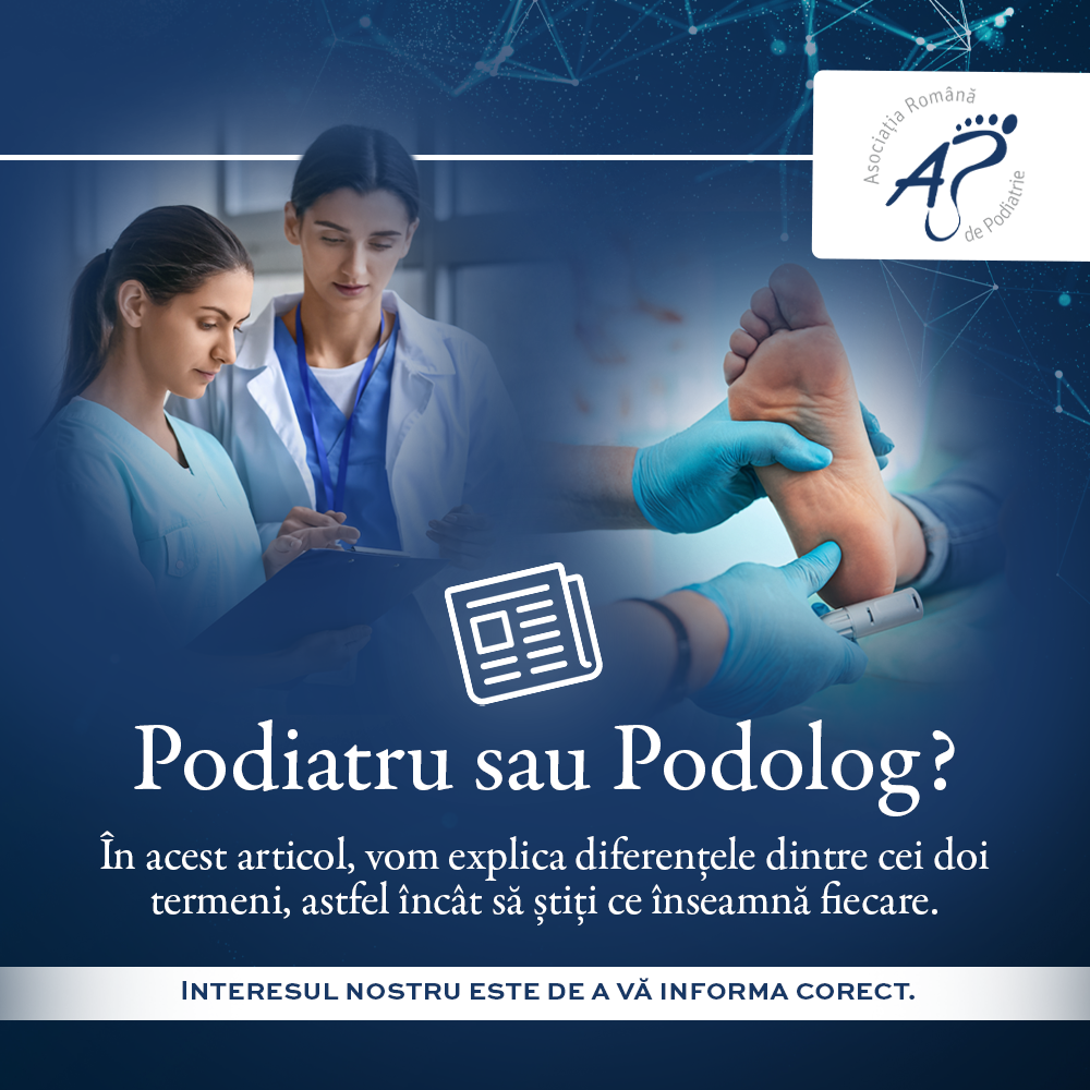 Podiatru sau si NU podolog!